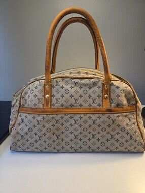 Louis Vuitton Beige and Brown Monogram Satchel Bag